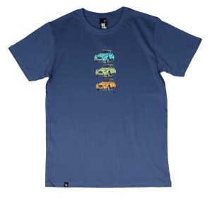 Camiseta Azul 3 coches