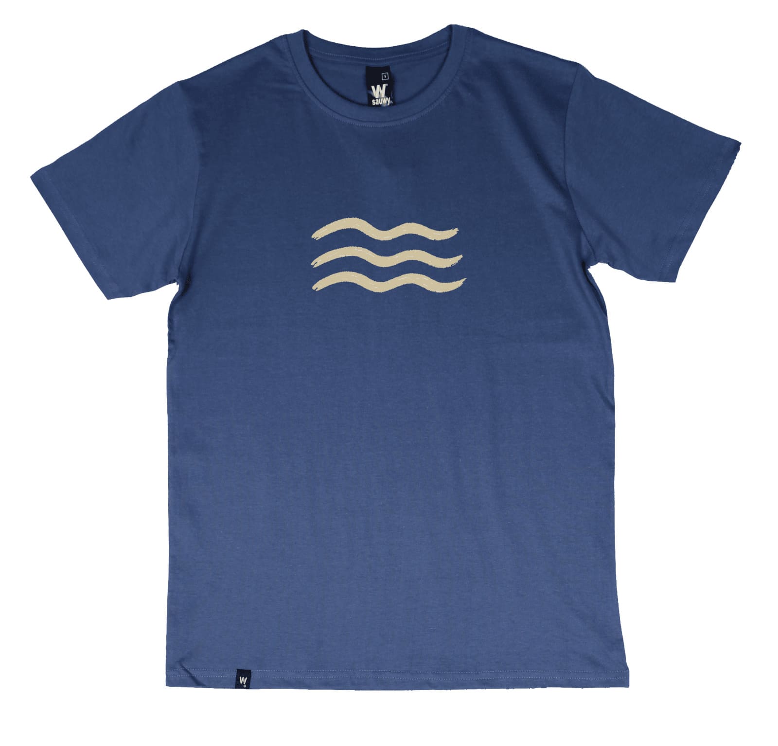 145 AZUL OLAS Camiseta Azul Olas