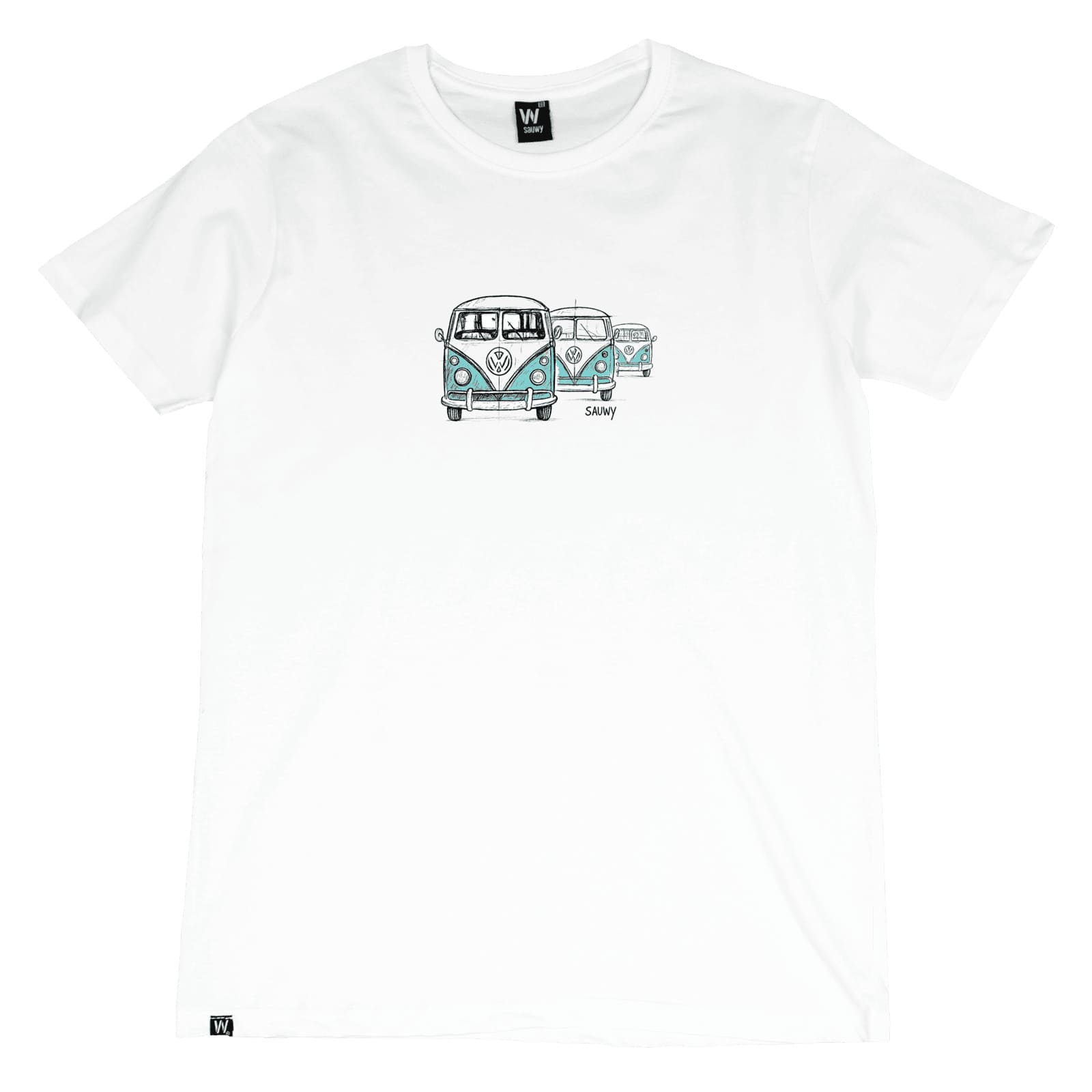145 BCO 3 CARAVANAS Camiseta Blanca Caravanas
