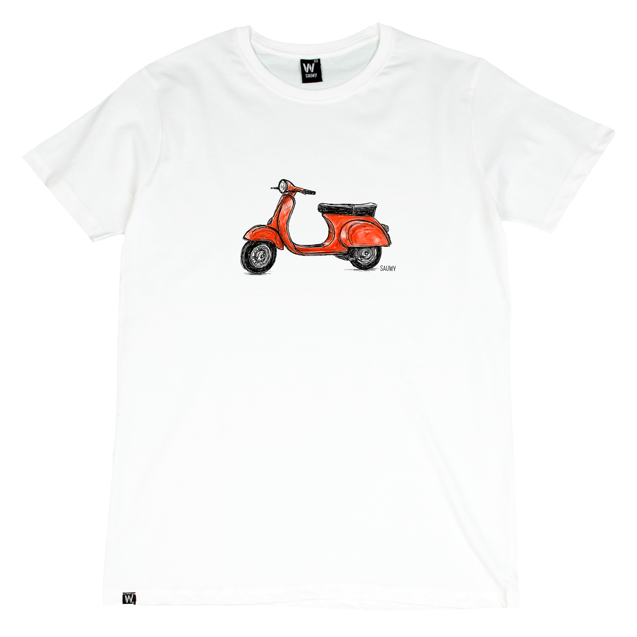 145 BCO VESPA Bañadores y Camisetas Sauwy