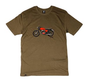 Camiseta Kaki Moto