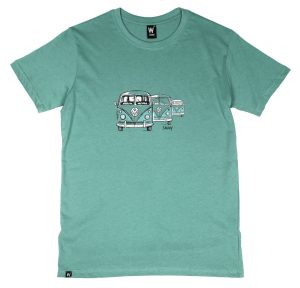 Camiseta Verde 3 Caravanas