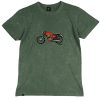 Camiseta Verde Dye Moto