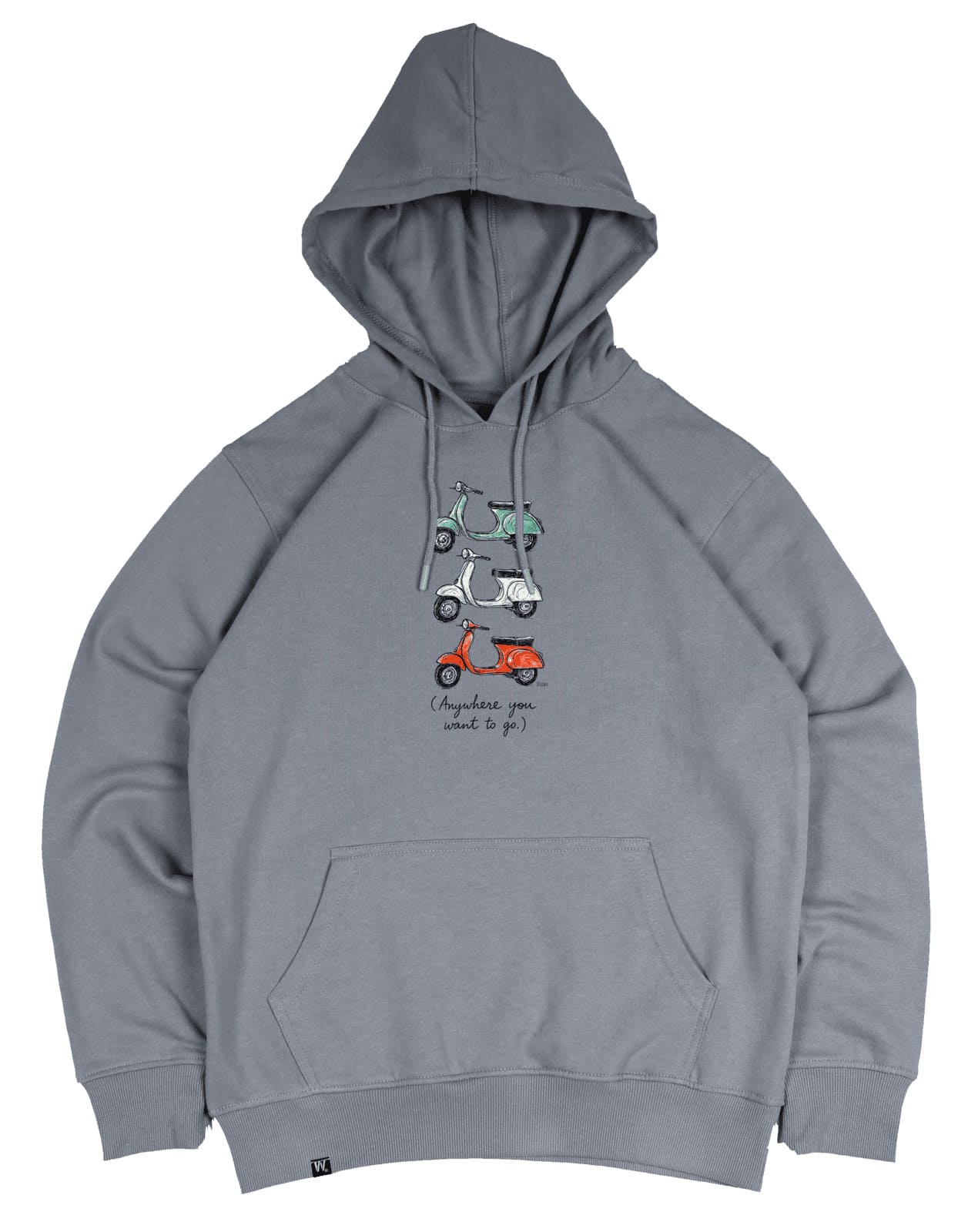 15032 AZUL 3 VESPAS Sudadera Azul 3 Vespas Sauwy