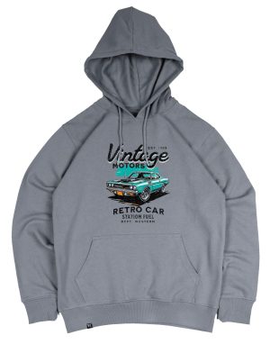 Sudadera Azul Vintage Car Sauwy