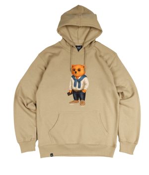 Sudadera Beige Oso Rico Sauwy