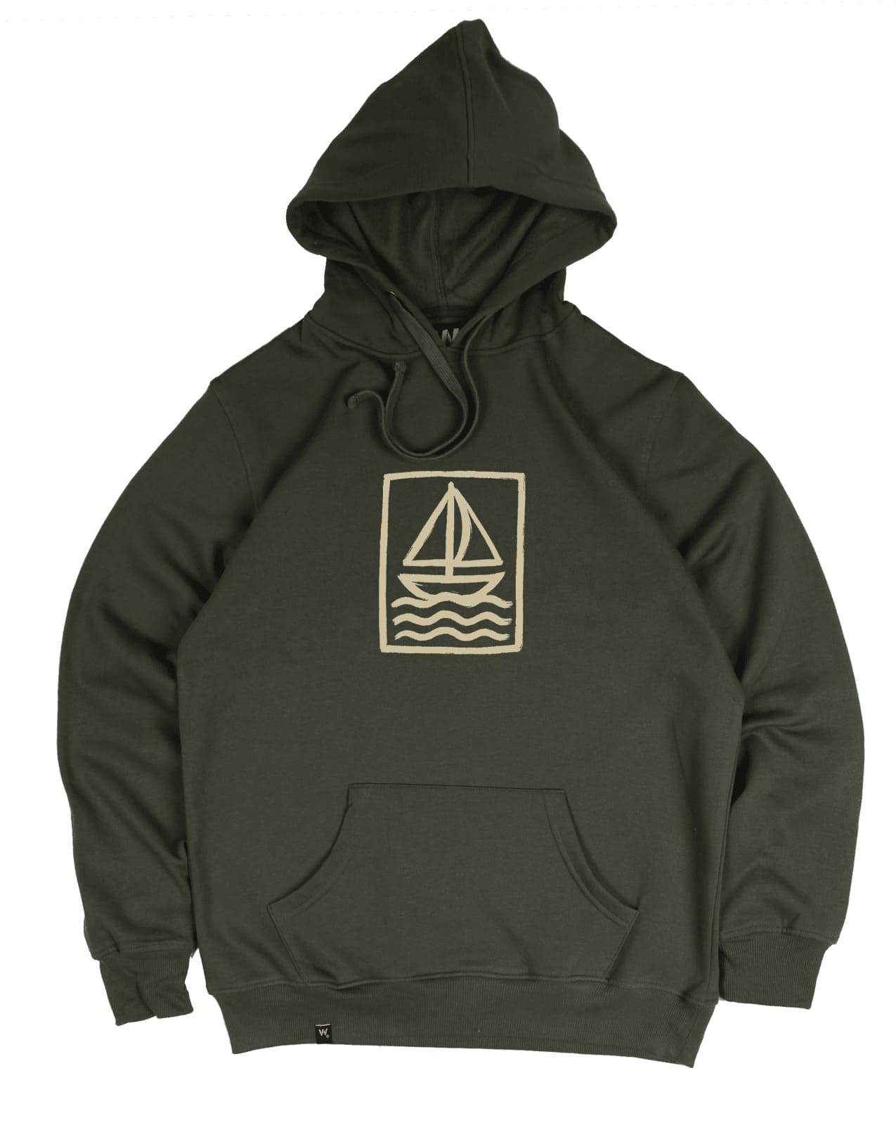 15032 KAKI BARCO RECUADRO Sudadera Kaki Barco Sauwy