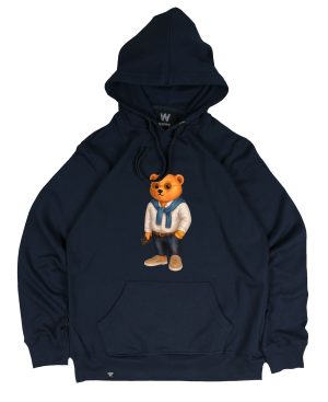 Sudadera Azul Marino Oso Rico Sauwy