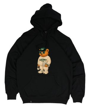 Sudadera Negra Oso Chándal Sauwy