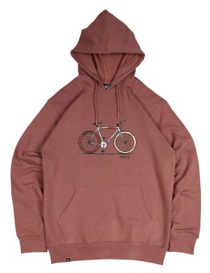 Sudadera Rosa Bici Sauwy