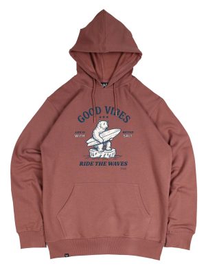Sudadera Rosa Good Vibes Sauwy