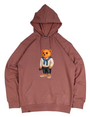 Sudadera Rosa Oso Rico Sauwy