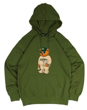 Sudadera Verde Oso Chándal Sauwy