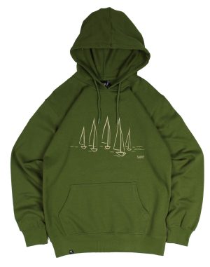 Sudadera Verde Veleros Sauwy